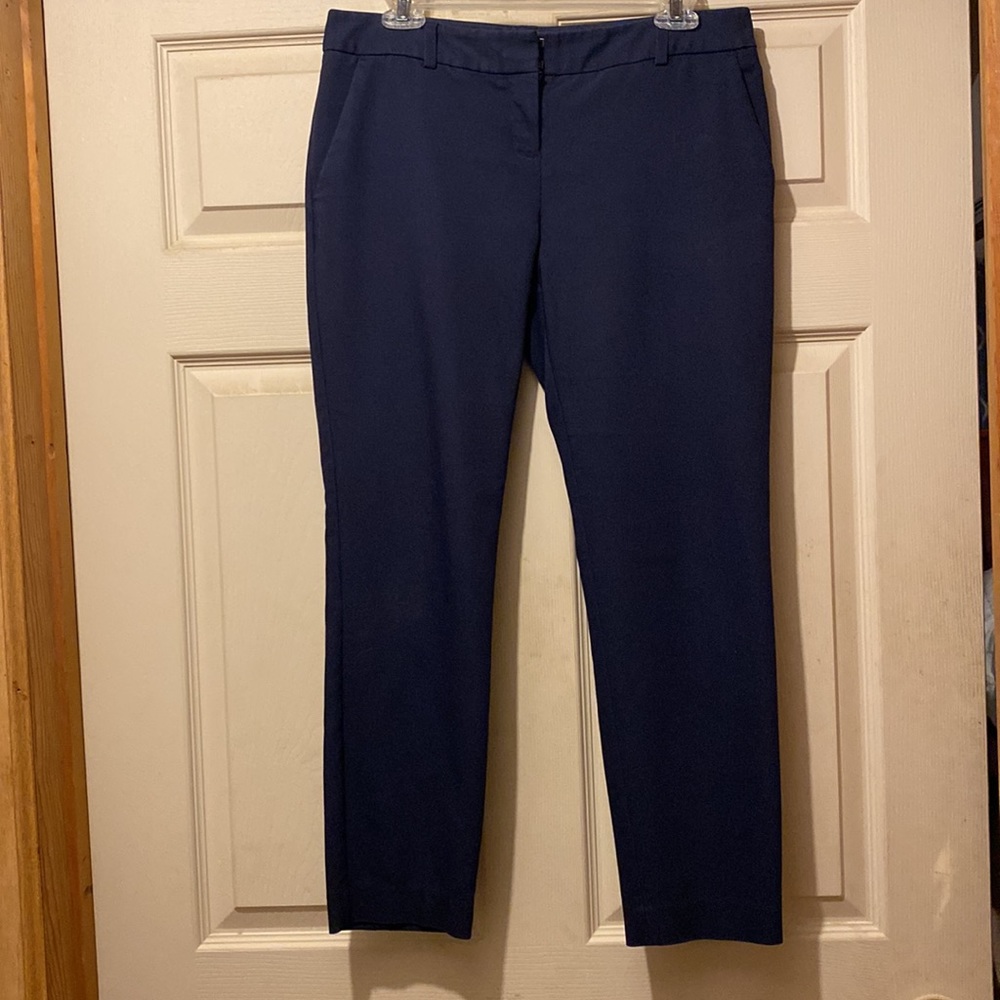 Express Navy Columnist skinny pant. 6R